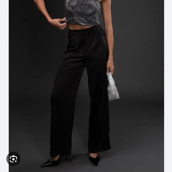 Meshki Nour Satin Wide Leg Pants - NEVER WORN - Picture 2 of 2